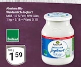 Aktuelles Weidemilch Joghurt Angebot bei GLOBUS in Duisburg ab 1,59 €