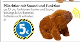 Plüschtier mit Sound und Funktion Angebote bei TEDi Grevenbroich für 5,00 €