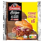 6 steaks hachés spécial burger CHARAL - CHARAL en promo à 8,59 € chez Carrefour 6 steaks hachés spécial burger CHARAL - CHARAL dans le catalogue Carrefour