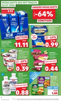 Butter im aktuellen Kaufland Prospekt (Bielefeld) Butter im Kaufland Prospekt "Hier bin ich richtig" mit 65 Seiten (Bielefeld)