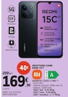 Smartphone Redmi 15C - XIAOMI en promo chez E.Leclerc Bergerac à 169,90 €