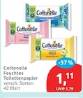 Feuchtes Toilettenpapier von Cottonelle im aktuellen budni Prospekt