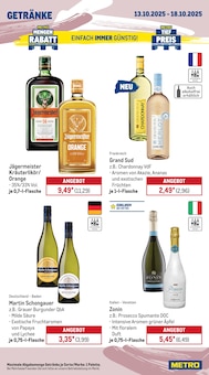 Prosecco im aktuellen METRO Prospekt (Frankfurt (Main)) Prosecco im METRO Prospekt "Wochenangebote SCO + Gewinnspiel + Markets" mit 27 Seiten (Frankfurt (Main))