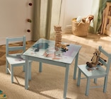 Table et deux chaises pour enfant cerf ou renard - LIVARNO HOME en promo chez Lidl Orange à 39,99 €