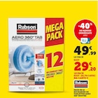 Pack de 12 recharges de tablettes aero 360° neutre - RUBSON dans le catalogue Hyper U