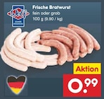 Frische Bratwurst im Angebot bei Netto Marken-Discount in Hof Frische Bratwurst Angebote von Wolf bei Netto Marken-Discount Hof für 0,99 €