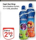 Sirup im Angebot bei GLOBUS in Pirmasens Sirup Angebote von Capri-Sun bei GLOBUS Pirmasens für 2,99 €