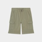 Bermuda cargo poches côtés vert kaki garçon - La Halle Bermuda cargo poches côtés vert kaki garçon à 4,99 € dans le catalogue La Halle