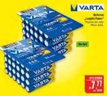 Batterien "Longlife Power" Mignon AA Angebote von VARTA bei Marktkauf Erlangen für 7,77 €