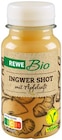 Ingwer Shot mit Apfelsaft im Angebot bei REWE in Neubrandenburg Ingwer Shot mit Apfelsaft Angebote von REWE Bio bei REWE Neubrandenburg für 0,99 €