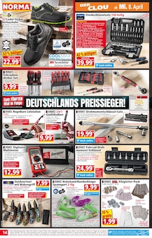 Schuhe im Norma Prospekt "Mehr fürs Geld" mit 21 Seiten (Mannheim)