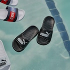 Promo Mules Popcat 20 Puma noir femme à 22,39 € dans le catalogue La Halle à Thiais