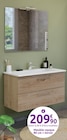 Meuble vasque 80 cm + miroir - Mr.Bricolage à Créteil Meuble vasque 80 cm + miroir en promo chez Mr.Bricolage Créteil à 209,90 €