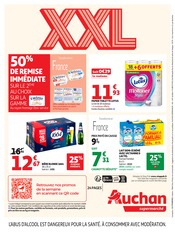 Promos Lait Demi-Écrémé dans le catalogue "LES HALLES d'automne" de Auchan Supermarché Lait Demi-Écrémé en promo dans le catalogue Auchan Supermarché à la page 24