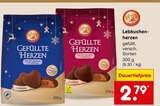 Lebkuchenherzen im Angebot bei Netto Marken-Discount in Homburg Lebkuchenherzen Angebote von Santa Claus Town bei Netto Marken-Discount Homburg für 2,79 €