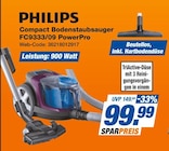 Compact Bodenstaubsauger FC9333/09 PowerPro im Angebot bei expert in Erftstadt Compact Bodenstaubsauger FC9333/09 PowerPro Angebote von Philips bei expert Erftstadt für 99,99 €