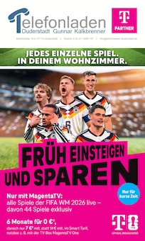 Aktueller Telefonladen Duderstadt Prospekt (Leinefelde-Worbis, 12 Seiten zum blättern Telefonladen Duderstadt Prospekt JEDES EINZELNE SPIEL. IN DEINEM WOHNZIMMER. mit 12 Seiten