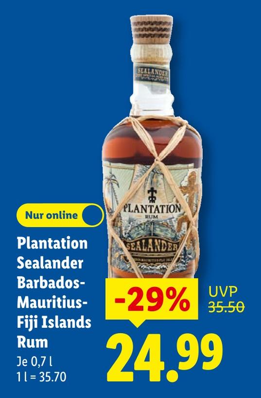 Sealander Barbados-Mauritius-Fiji Islands Rum