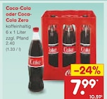Aktuelle Coca Cola Zero Angebote bei Netto Marken-Discount in Krefeld Aktuelles Coca-Cola oder Coca-Cola Zero Angebot bei Netto Marken-Discount in Krefeld ab 7,99 €