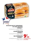 Burger Sauce Camembert ou Croc Muffin - Charal en promo chez U Express Burger Sauce Camembert ou Croc Muffin - Charal dans le catalogue U Express