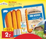 Mini Wiener von Hofmaier für 2,00 € bei Netto Marken-Discount im Angebot Mini Wiener von Hofmaier im aktuellen Netto Marken-Discount Prospekt