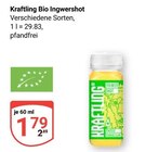 Kraftling Bio Ingwershot Angebote bei GLOBUS Rostock für 1,79 €
