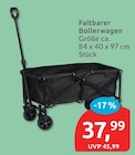 Faltbarer Bollerwagen im aktuellen budni Prospekt