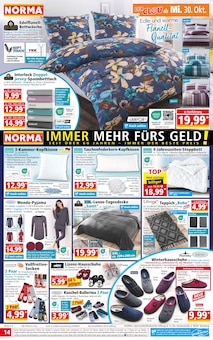 Bettwäsche im Norma Prospekt "Mehr fürs Geld" mit 16 Seiten (München)