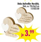 Deko Aufsteller Herzlich bei SB Möbel Boss im Lichtenfels Prospekt für 3,99 €