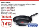 Pfanne XL Force von Tefal im aktuellen GLOBUS Prospekt