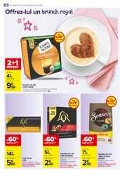 Prix et réduction Café dans le prospectus Carrefour Market en cours Offre Café dans le catalogue Carrefour Market du moment à la page 4