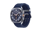 Galaxy Watch Ultra 47 mm Smartwatch Nitrilkautschuk, 90-140 mm, Titanium Blue von SAMSUNG im aktuellen MediaMarkt Saturn Prospekt