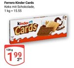 Kinder Cards Angebote von Ferrero bei GLOBUS Bochum für 1,99 €