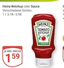 Ketchup Angebote von Heinz bei GLOBUS Homburg für 1,59 €