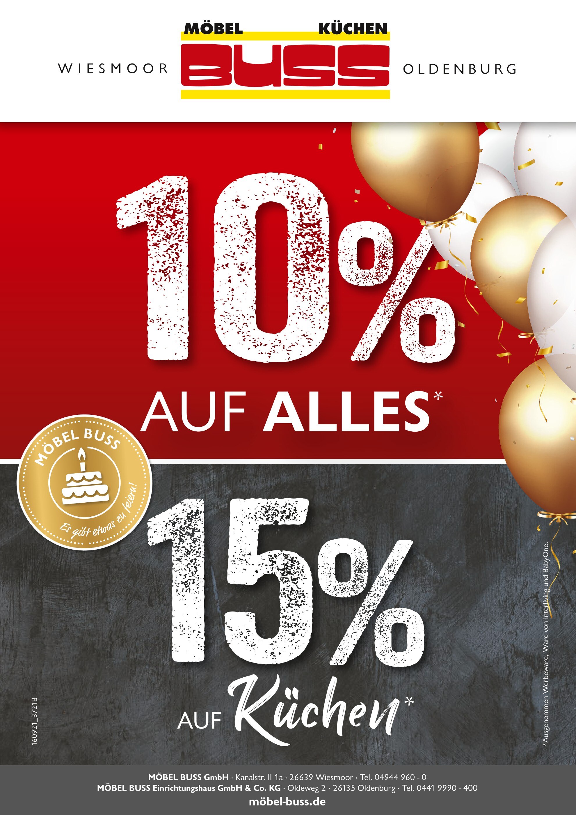 Möbel Buss Prospekt für Wilhelmshaven mit 20 Seiten Möbel Buss Prospekt für Wilhelmshaven: "10% AUF ALLES", 20 Seiten, 16.09.2021 - 30.09.2021