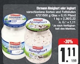 EDEKA Erbendorf - Almighurt Angebot im Prospekt Almighurt bei EDEKA im Erbendorf Prospekt für 1,11 €