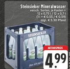 Aktuelles Steinsieker Mineralwasser Angebot bei E center in Recklinghausen ab 4,99 €