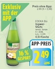Ingwer-Shots von EDEKA Bio für 2,49 € bei E center im Angebot Ingwer-Shots von EDEKA Bio im aktuellen E center Prospekt