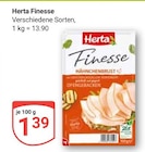 Finesse von Herta im aktuellen GLOBUS Prospekt