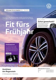 Volkswagen Prospekt für Hüttenrode: Fahrtrichtung Frühling, 1 Seite, 01.03.2023 - 31.05.2023
