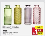 Vase Angebote von Ritzenhoff & Breker bei Marktkauf Ravensburg für 1,49 €