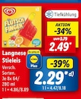 Stieleis Angebote von Langnese bei Lidl Bad Kreuznach für 2,49 €