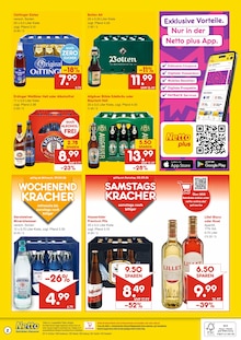 Bier im Netto Marken-Discount Prospekt "DER ORT, AN DEM DU IMMER AUSGEZEICHNETE PREISE FINDEST." mit 2 Seiten (Hückelhoven)