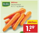 Möhren von BioBio im aktuellen Netto Marken-Discount Prospekt für 1,29 €