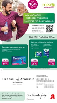 Aktueller mea - meine apotheke Prospekt (Gummersbach, 4 Seiten zum blättern mea - meine apotheke Prospekt Unsere September-Angebote mit 4 Seiten