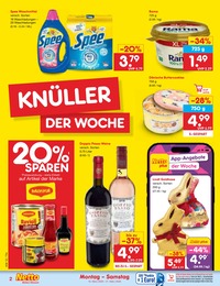 Netto Marken-Discount Waschmittel im Prospekt 