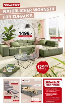 Aktueller Segmüller Mannheim Prospekt Segmüller Mannheim Prospekt "Natürlicher Wohnstil für Zuhause" mit 20 Seiten