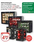 Weihnachtskugeln Glas Angebote bei GLOBUS Bad Homburg für 4,49 €