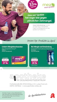 mea - meine apotheke Prospekt Unsere April-Angebote mit 4 Seiten