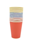 Lot de 15 gobelets trois couleurs en promo chez Carrefour Lot de 15 gobelets trois couleurs dans le catalogue Carrefour